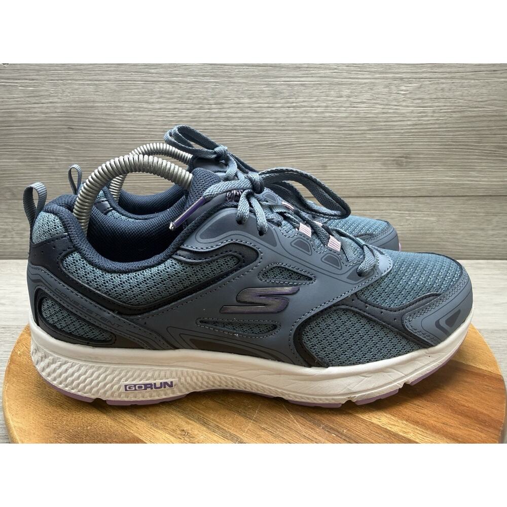 Womens 9 Skechers go run consistent sneakers blue 128075W